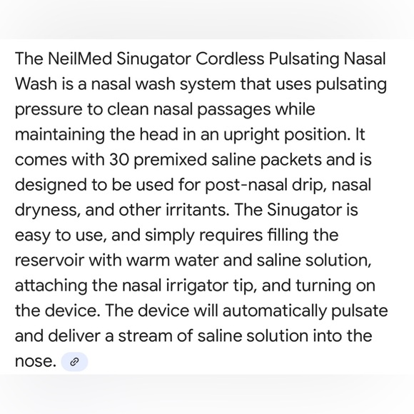 NeilMed Sinugator Cordless Pulsating Nasal Wash NIB! - Picture 4 of 10